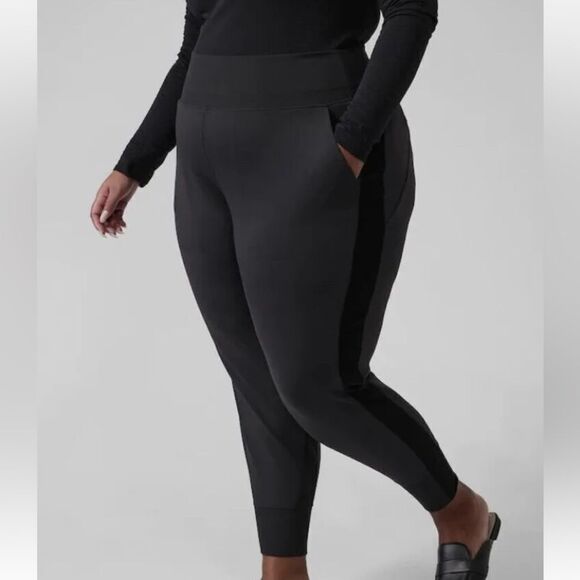 Athleta Venice Velvet Stripe Jogger NWT - Picture 9 of 16